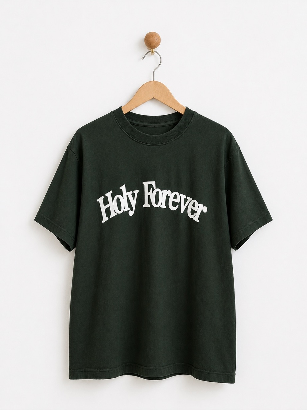 Holy Forever Graphic Tee in Dark Green